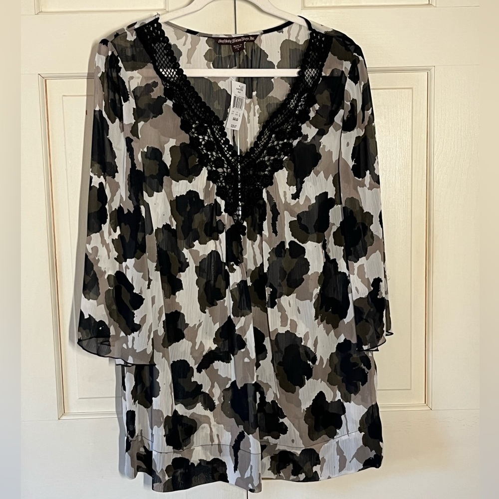 Mushbaby Sienna Rose Sheer Blouse